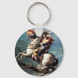 Napoleon Crossing the Alps Keychain