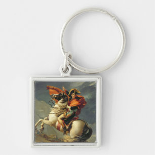 Napoleon Crossing the Alps on 20th May 1800 Key Ring