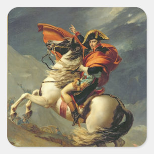 Napoleon Crossing the Alps on 20th May 1800 Square Sticker