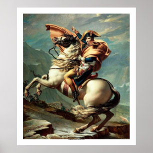Napoleon Crossing the Alps Poster