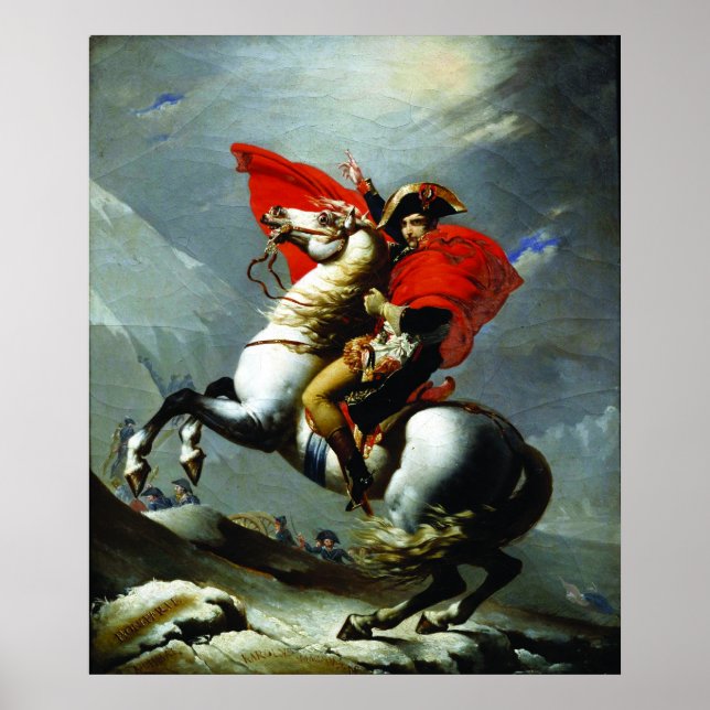 Napoleon Crossing the Alps Poster (Front)
