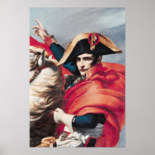 Napoleon Crossing the Alps Poster