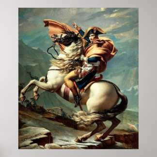 Napoleon Crossing the Alps Poster