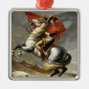 Napoleon Crossing the Grand Saint-Bernard Pass Metal Tree Decoration