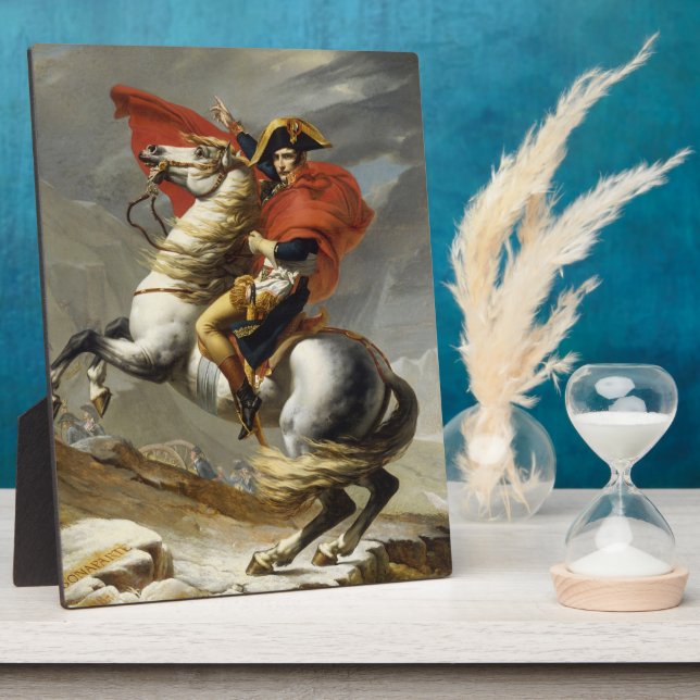 Napoleon Crossing the Grand Saint-Bernard Pass Plaque (Side)