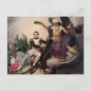 Napoleon Crowned by Time, before 1833 Postcard