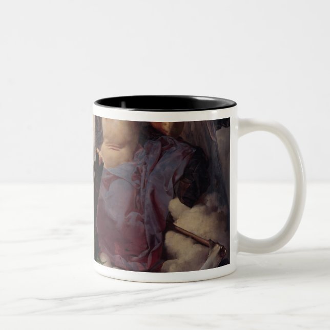 Napoleon  Crowned by Time, before 1833 Two-Tone Coffee Mug (Right)