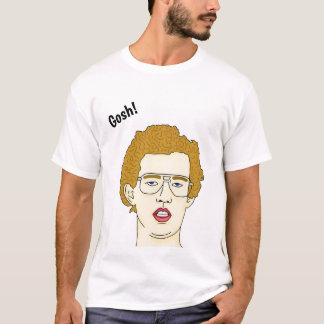 Napoleon dynamite tee, cartoon head,  quote film T-Shirt
