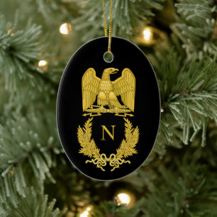 Napoleon Emblem Ceramic Tree Decoration