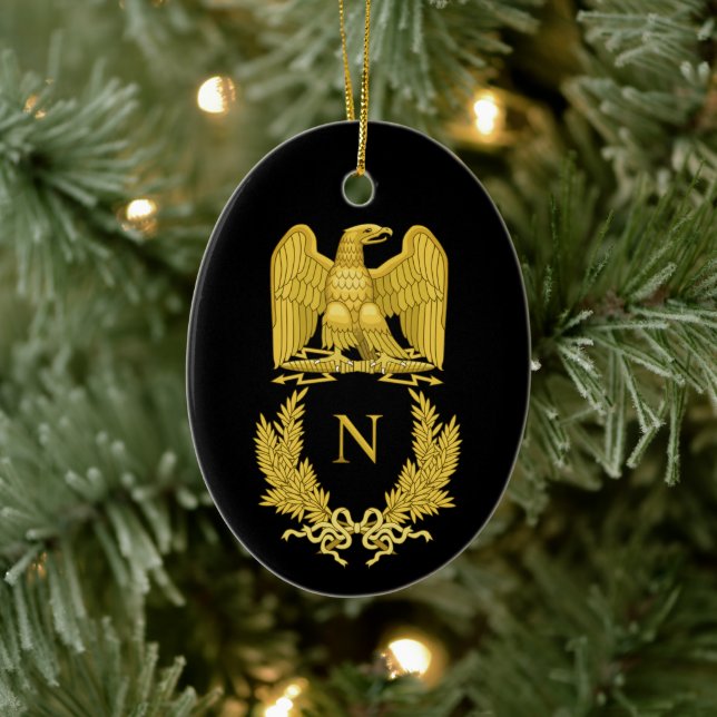 Napoleon Emblem Ceramic Tree Decoration (Tree)
