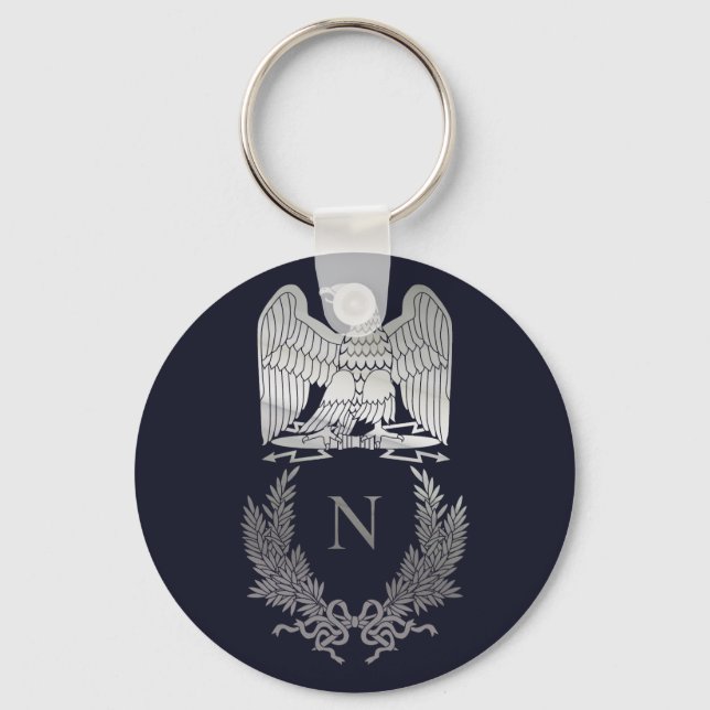 Napoleon Emblem Eagle Emblem Key Ring (Front)