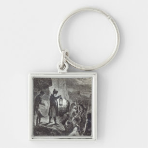 Napoleon extricating Lannes' Artillery Key Ring