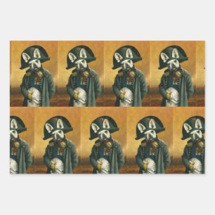 Napoleon French Bulldog Gift Wrapping paper