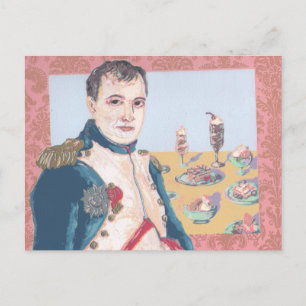 Napoleon French Dessert Original Artwork Postcard