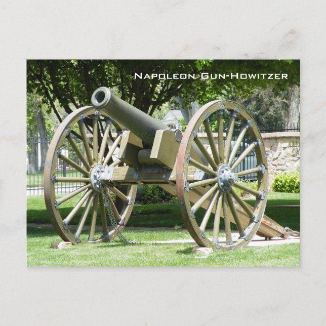 Napoleon Gun-Howitzer Postcard (Front)