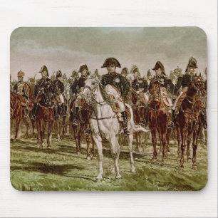 Napoleon I  and his Staff, c.1860 Mouse Mat