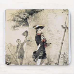 Napoleon I  at Military School Mouse Mat