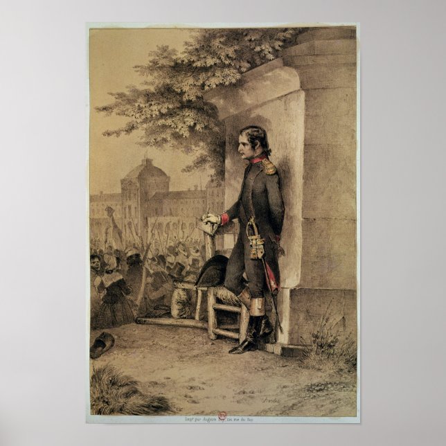 Napoleon I at the Siege of the Tuileries Poster (Front)