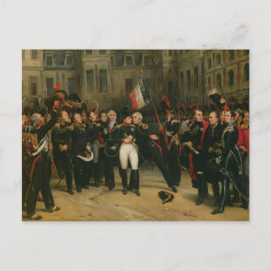 Napoleon I Bidding Farewell to the Imperial Postcard