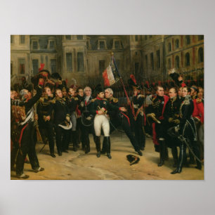 Napoleon I  Bidding Farewell to the Imperial Poster