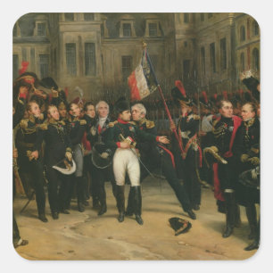 Napoleon I Bidding Farewell to the Imperial Square Sticker