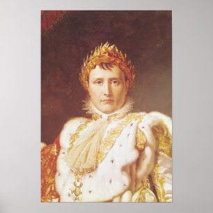 Napoleon I  in Coronation Robes, c.1804 Poster
