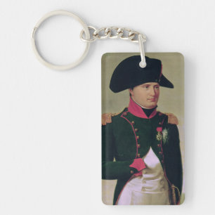 Napoleon I in Front of the Chateau de Malmaison Key Ring
