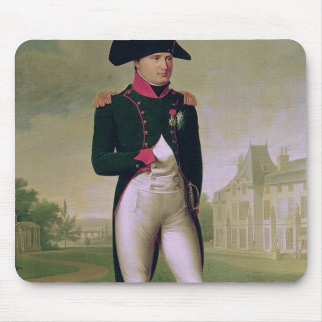 Napoleon I  in Front of the Chateau de Malmaison Mouse Mat (Front)
