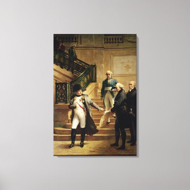 Napoleon I in the Palais Royal Canvas Print (Front)