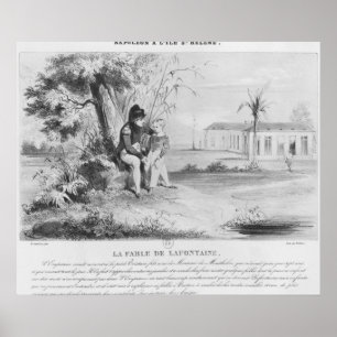 Napoleon I on the island of St. Helena Poster