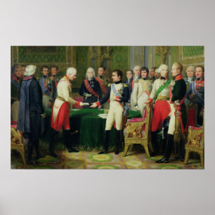 Napoleon I  Receiving Baron Vincent Poster