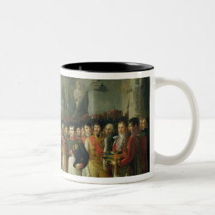 Napoleon I  Receiving the Deputies Two-Tone Coffee Mug