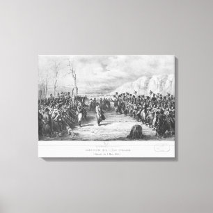 Napoleon I returning from Elba Canvas Print