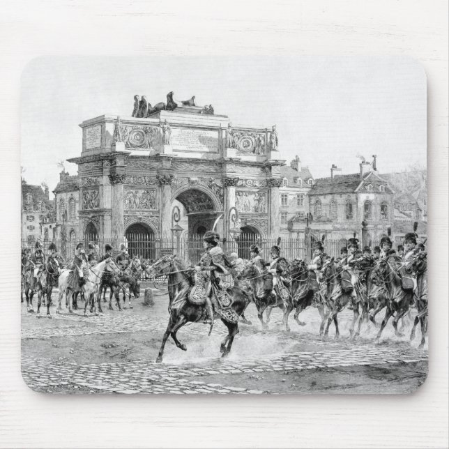 Napoleon I Reviewing His Troops Mouse Mat (Front)