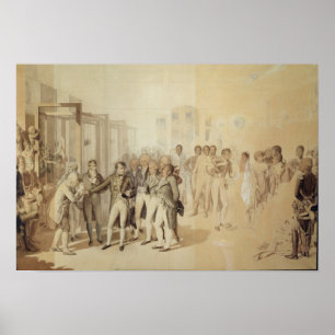 Napoleon I  Visiting the Sevene Brothers' Poster