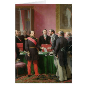 Napoleon III  Hands Over The Decree