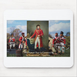 Napoleon "Imagination Rules" Wisdom Gifts Tees Etc Mouse Mat