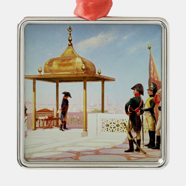 Napoleon in Cairo, 1798 Metal Tree Decoration (Front)