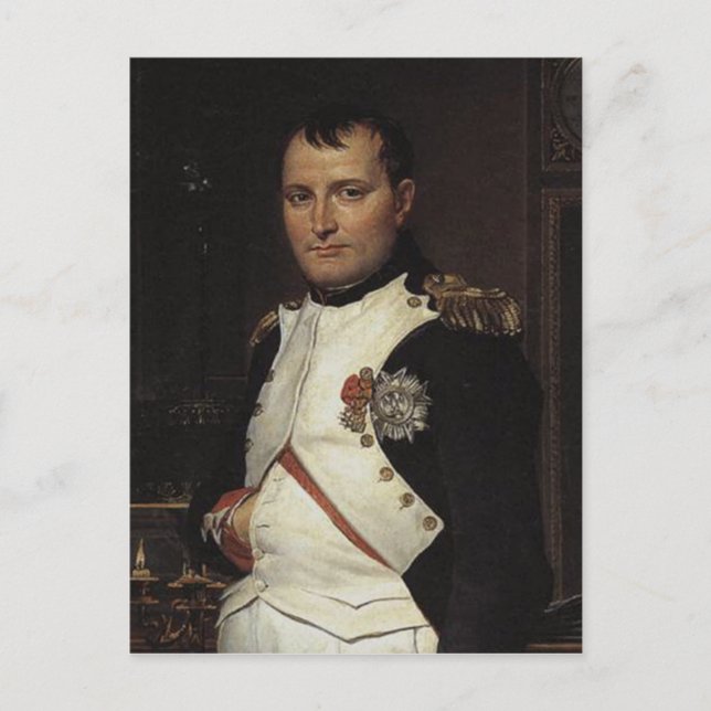 Napoleon in his Study by Jacques Louis David Postcard (Front)