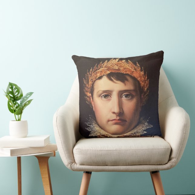 Napoleon Laurel-Wreath Crowned Hero  Cushion (Chair)