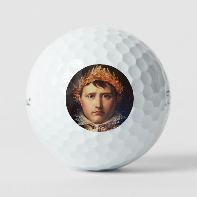 Napoleon Laurel-Wreath Crowned Hero  Golf Balls (Front)