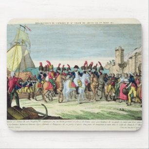 Napoleon  Leaving for Golf Juan, 1st March 1815 Mouse Mat