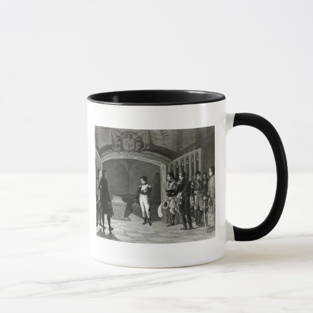 Napoleon Meditating before the Tomb Mug (Right)