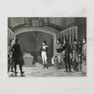 Napoleon Meditating before the Tomb Postcard