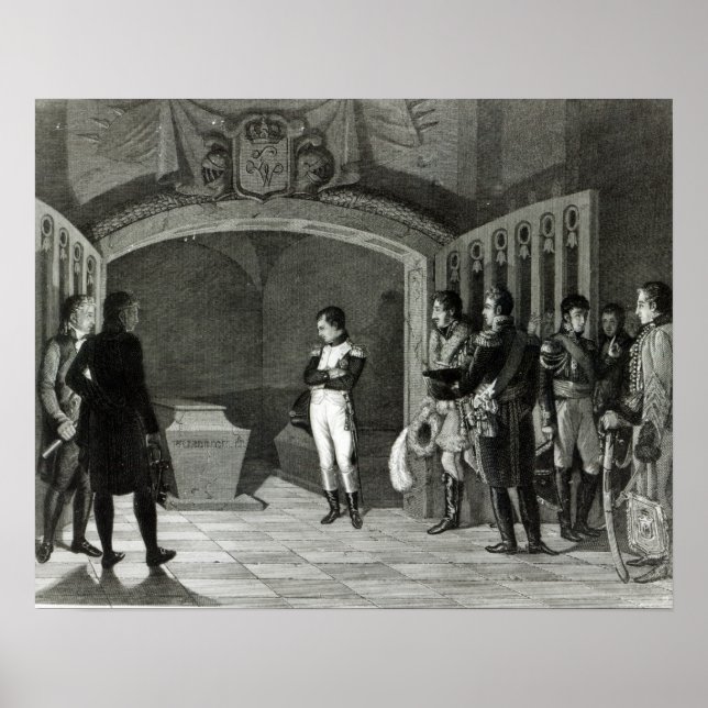 Napoleon Meditating before the Tomb Poster (Front)