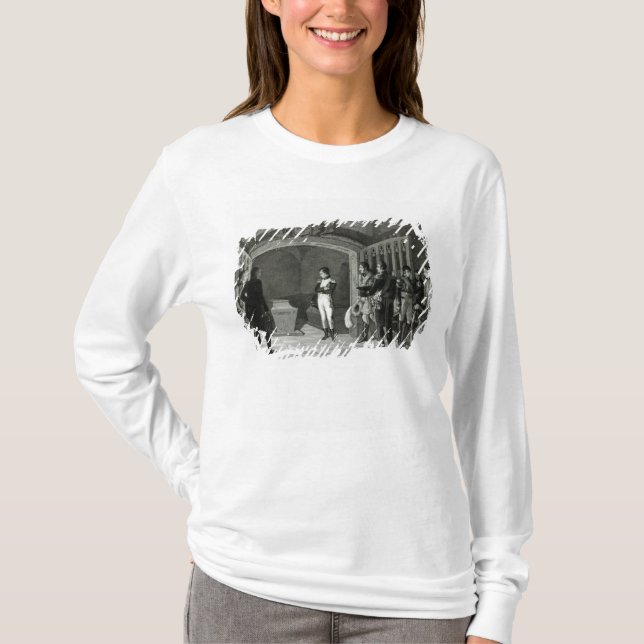 Napoleon Meditating before the Tomb T-Shirt (Front)