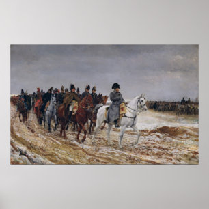 Napoleon on Campaign in 1814, 1864 Poster