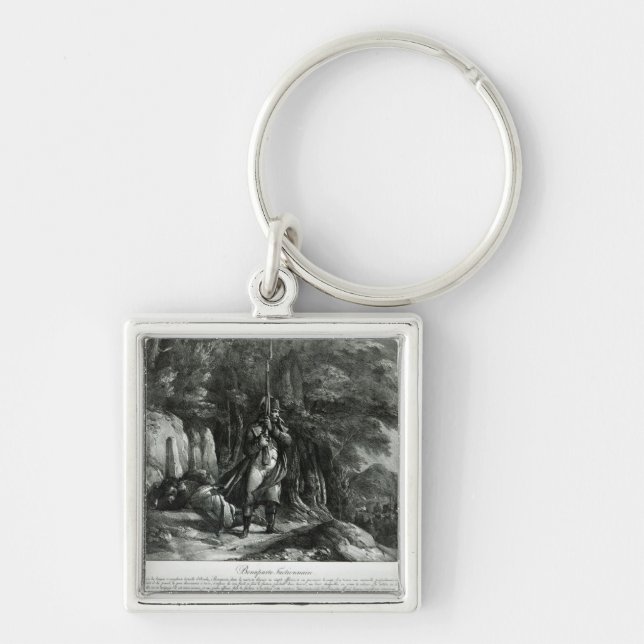 Napoleon on sentry duty key ring (Front)
