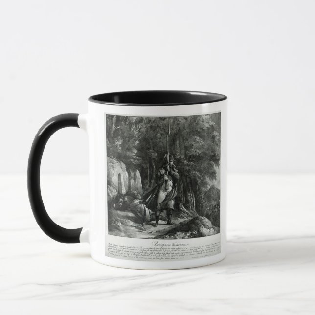 Napoleon on sentry duty mug (Left)