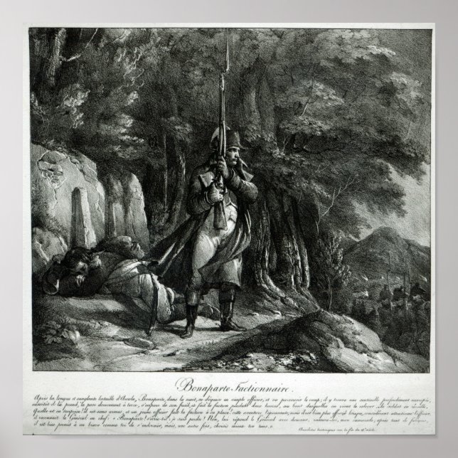 Napoleon on sentry duty poster (Front)
